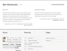 Tablet Screenshot of benmoskowitz.com